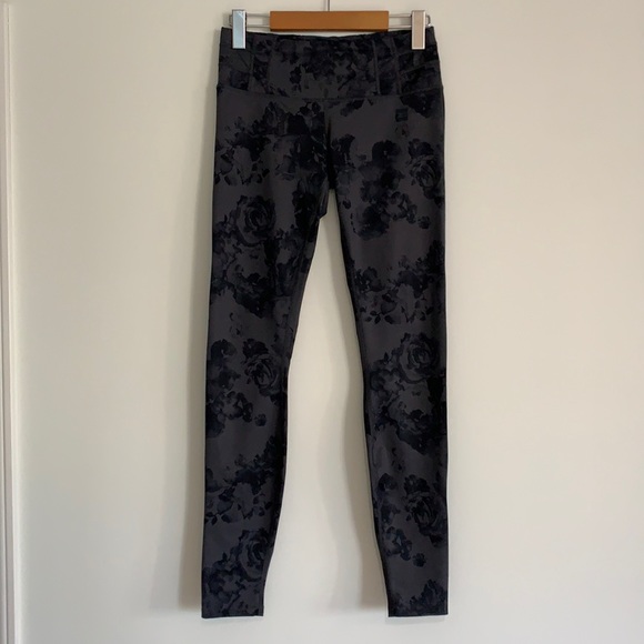MEC Sanctuary Tights Grey/Black Floral SzXS - Picture 1 of 12